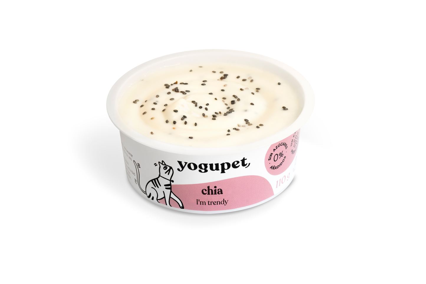 Yogupet Cat Chia – йогурт за котки с чиа (без лактоза) 110gr