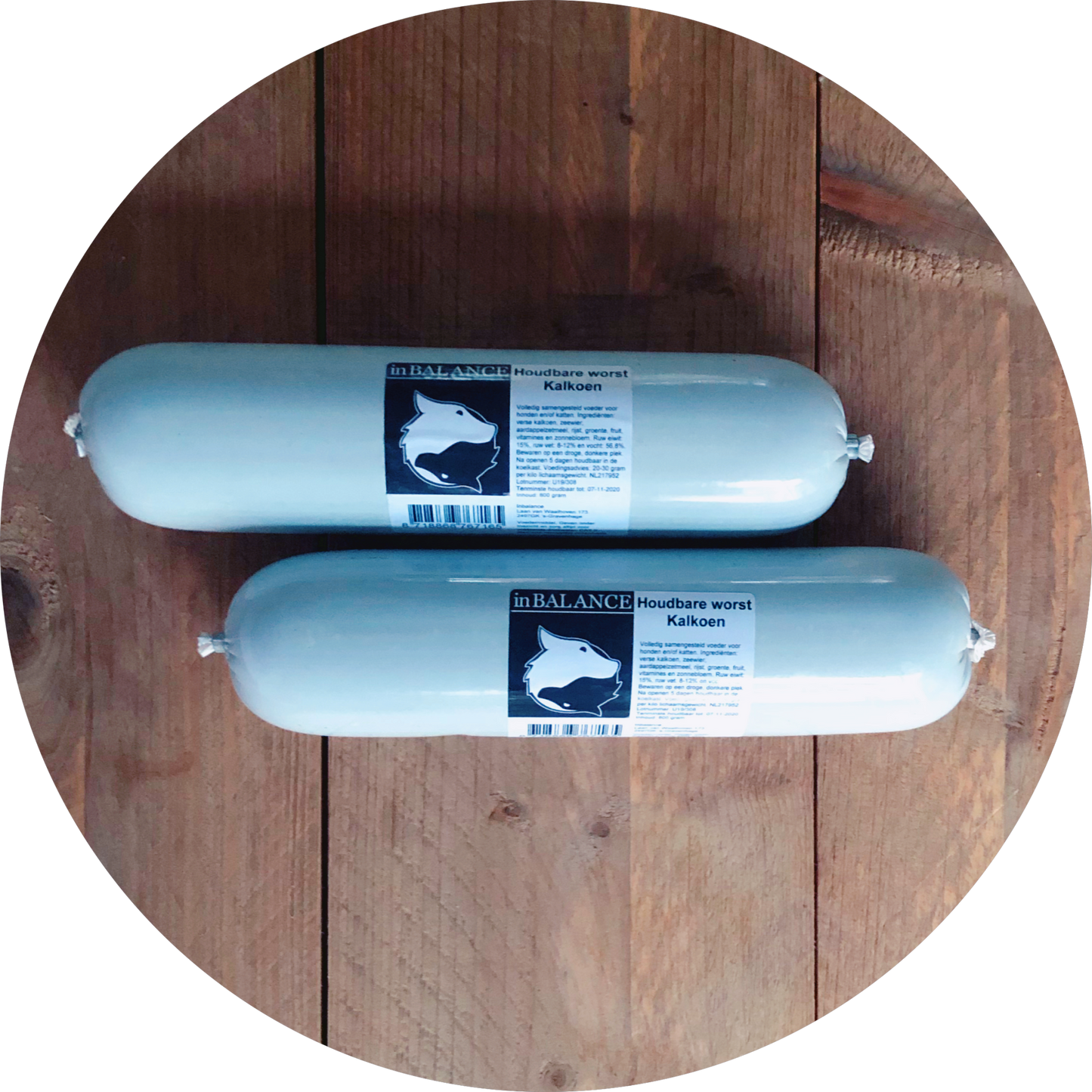 Салам за кучета от прясно пуешко месо Inbalance Fresh Turkey Meat 800gr