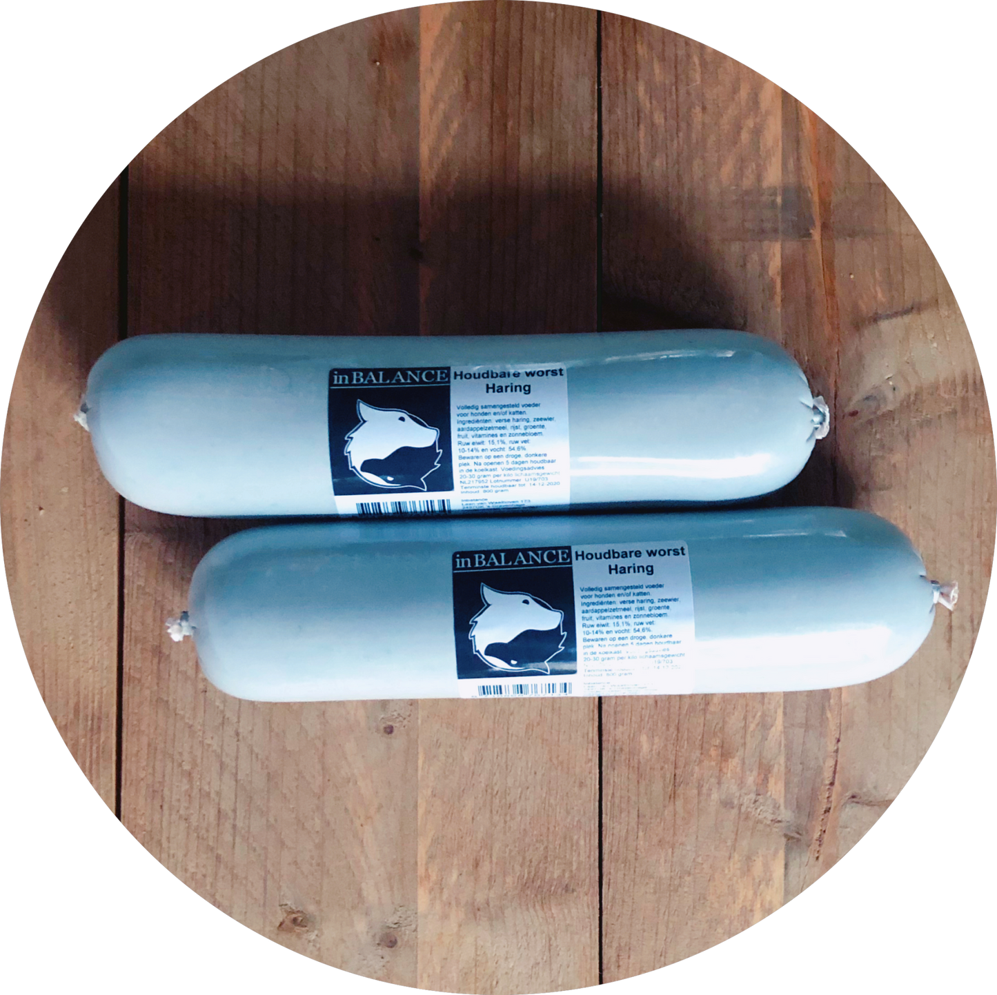 Хипоалергенен салам за кучета от прясно заешко месо Inbalance Fresh Meat Rabbit 800gr