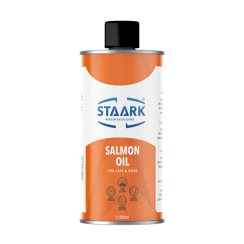 Масло от сьомга STAARK - висококачествена добавка за кучета и котки 250ML