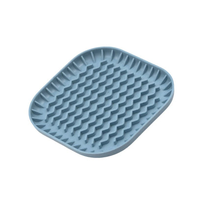 Купичка за бавно хранене за малки кучета и котки Fiboo Slowing Mat for small dogs Fiboowl Yellow/Light Blue