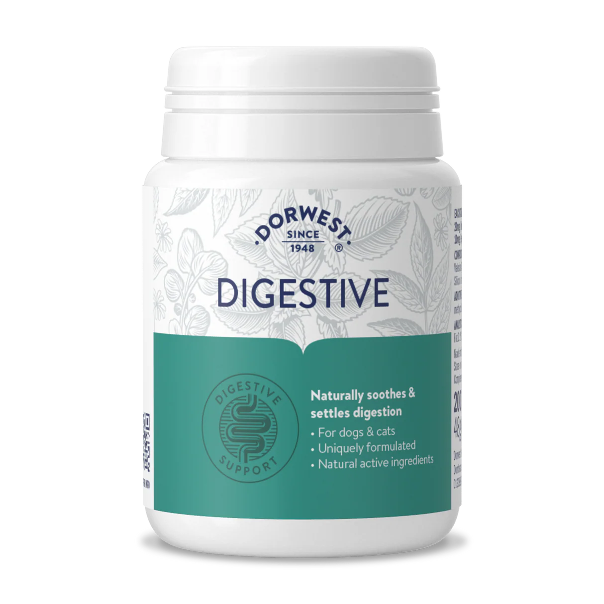 Dorwest Хранителни добавки - Digestive таблетки за кучета и котки