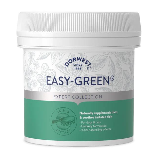 Хранителни добавки Dorwest Easy-Green® под формата на прах за кучета и котки
