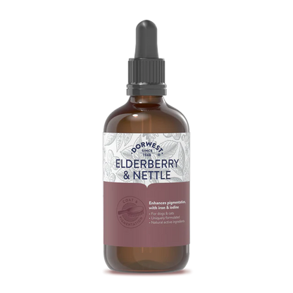Dorwest Хранителни добавки Elderberry & Nettle Extract - Екстракт от бъз и коприва кучета и котки