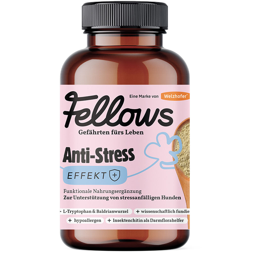 Супер добавка срещу стрес за кучета с валериана Fellows Anti-Stress 200gr