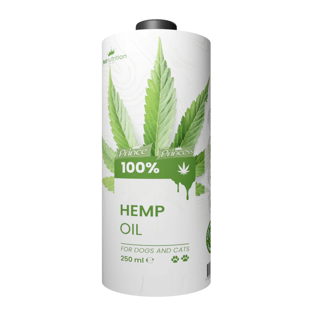 Масло от конопено семе за здрави стави, кожа и козина 250ml - Страхотна добавка за кучета и котки