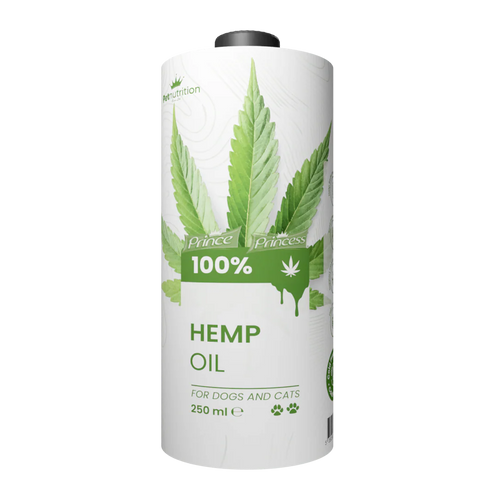 Масло от конопено семе за здрави стави, кожа и козина 250ml - Страхотна добавка за кучета и котки