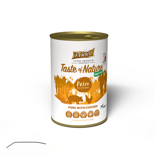 Консерва за кучета със свинско и пилешко TASTE OF NATURE PALEO Pork with chicken 400GR