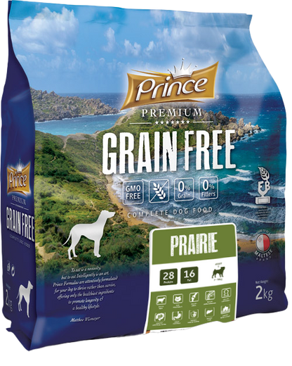 Беззърнени гранули с агнешко за кучета Grain Free PRAIRIE Small Adult LAMB 2KG/4KG - за дребни породи