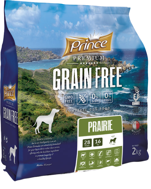 Беззърнени гранули с агнешко за кучета Grain Free PRAIRIE Small Adult LAMB 2KG/4KG - за дребни породи