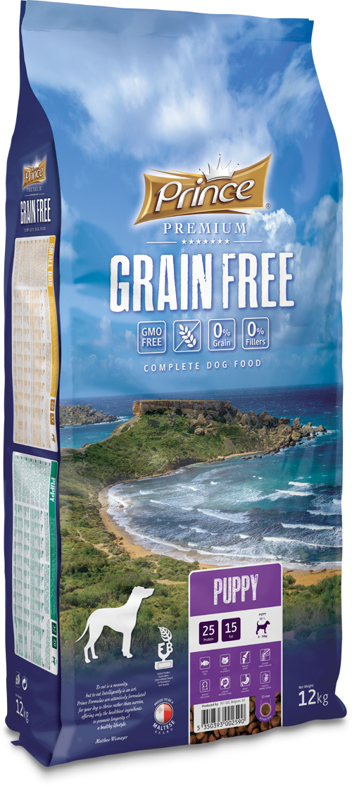 Беззърнени гранули за кученца от средни и едри породи GRAIN FREE PUPPY M/L 4KG/12KG