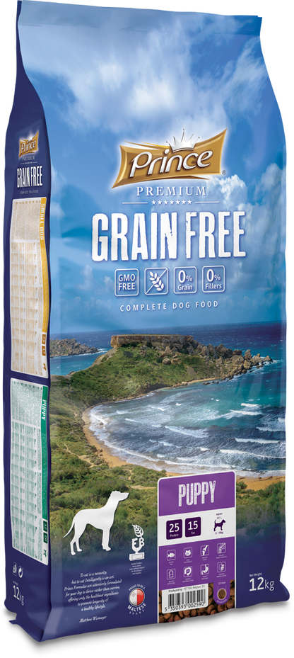 Беззърнени гранули за кученца от средни и едри породи GRAIN FREE PUPPY M/L 4KG/12KG