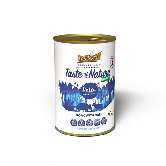 Консерва за кучета със свинско и телешко TON PORK & CALF 400GR