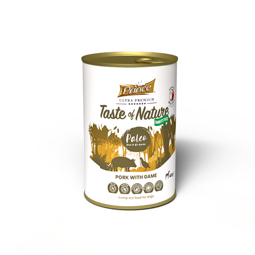 Консерва за кучета със свинско и дивеч TON PORK & GAME 400GR