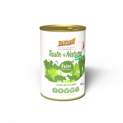 Консерва за кучета със свинско и агнешко TON PORK & LAMB 400GR