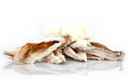 Заешки уши с козина (бр.) 20gr - натурално лакомство за кучета