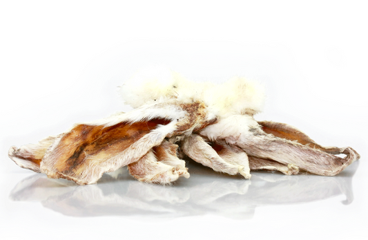 Заешки уши с козина (бр.) 20gr - натурално лакомство за кучета
