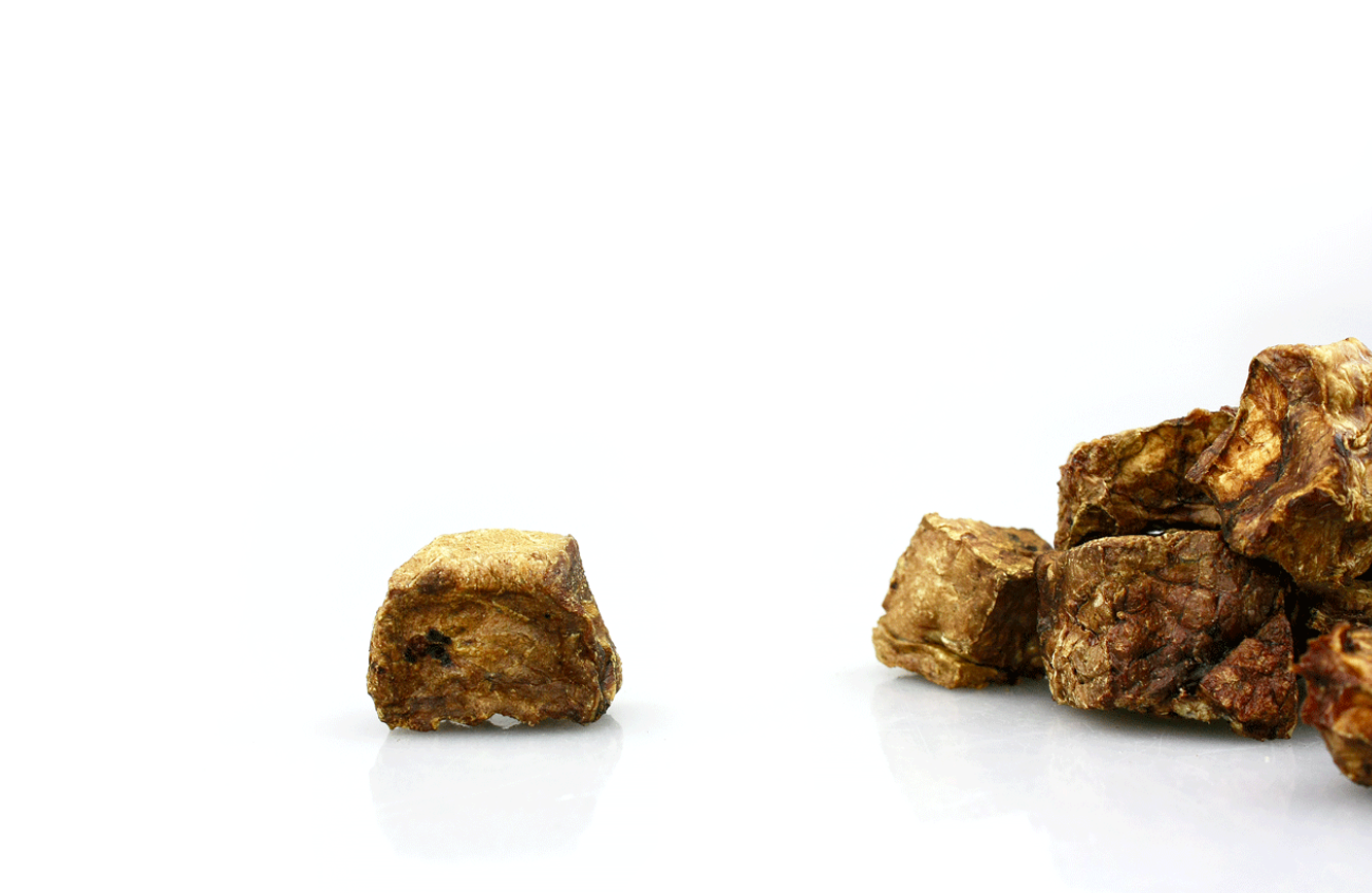 Висококачествени хапки от агнешки бял дроб 125gr - натурално лакомство за кучета