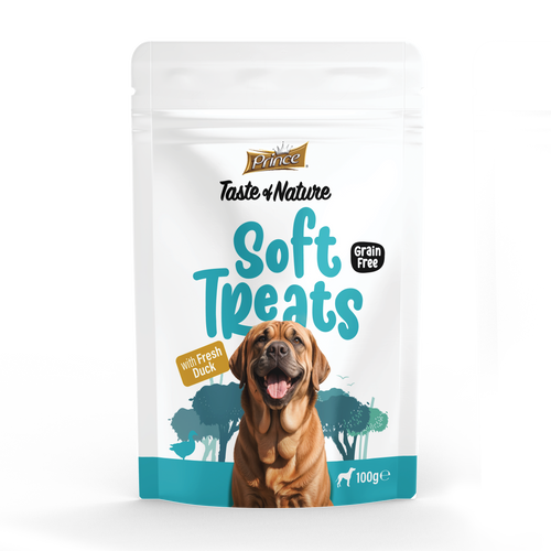 Лакомства за кучета с прясно патешко PRINCE SOFT TREATS - Fresh Duck 100GR