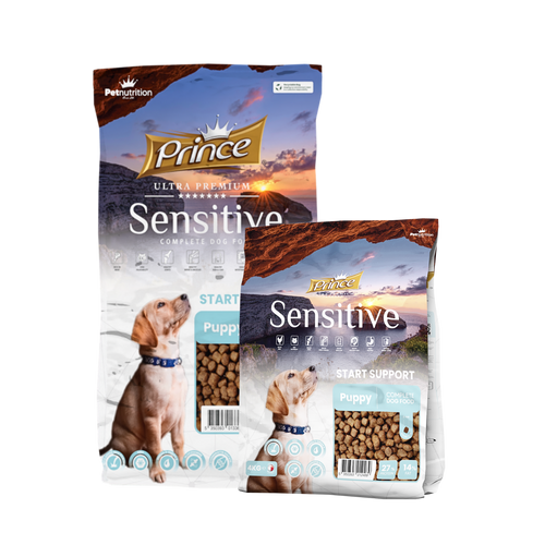 Гранули за чувствителни малки кученца SENSITIVE START SUPPORT 4KG - за средни и едри породи