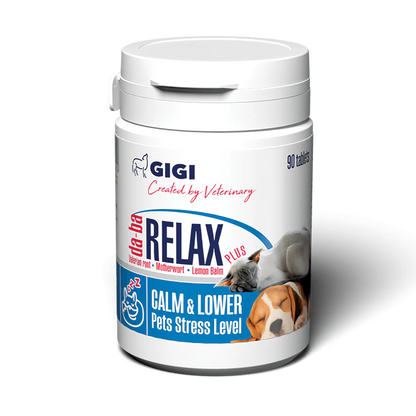 Хранителна добавка за успокояване на котки и кучета GIGI VET da-ba RELAX Plus