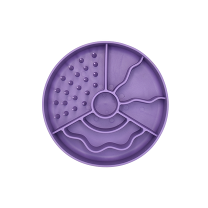 Купа за бавно хранене за кучета и котки Fiboo Slowing Bowl Slow Fiboowl Purple