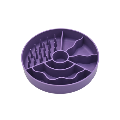 Купа за бавно хранене за кучета и котки Fiboo Slowing Bowl Slow Fiboowl Purple