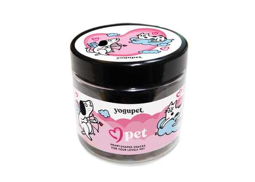 LovePet Лакомства за Св. Валентин със сьомга и кефир под формата на сърчице за кучета и котки 100gr (PRE-ORDER за февруари)