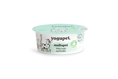 Yogupet Maltapet – функционален йогурт за котки с малц и инулин (без лактоза) 110gr