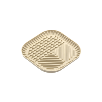 Подложка за близане за кучета и котки Fiboo Slowing Mat Fiboowl Yellow/Beige/Green