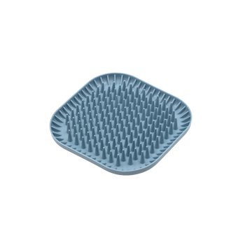 Подложка с шипчета за бавно хранене за кучета и котки Fiboo Slowing Mat Fiboowl Spiky Blue