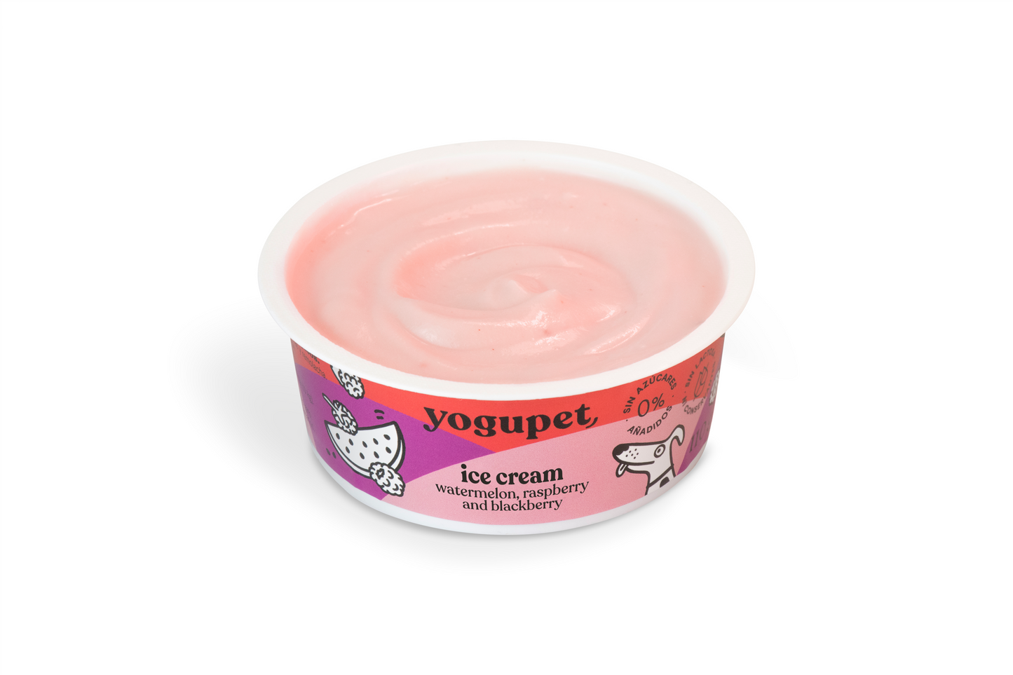 Yogupet Ice Cream – Диня, малина и къпина (сладолед за кучета и котки) 110gr
