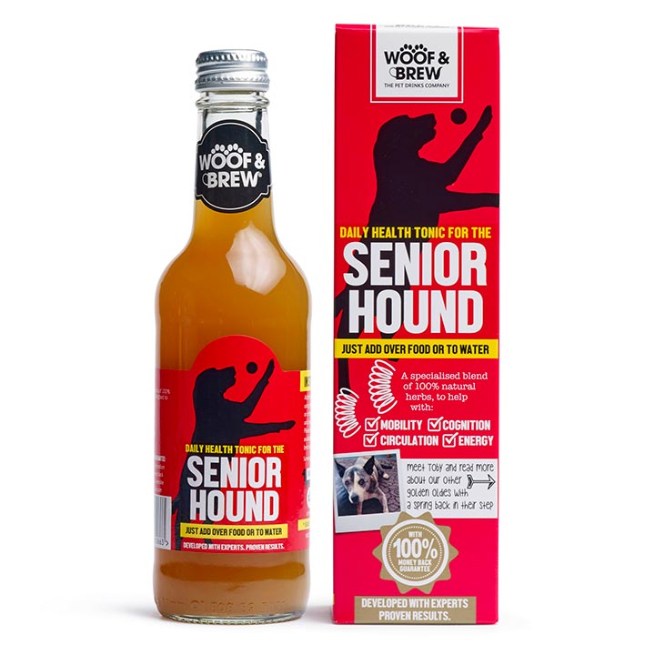 Добавка за ставите на възрастни кучета Senior Hound Tonic 330ml