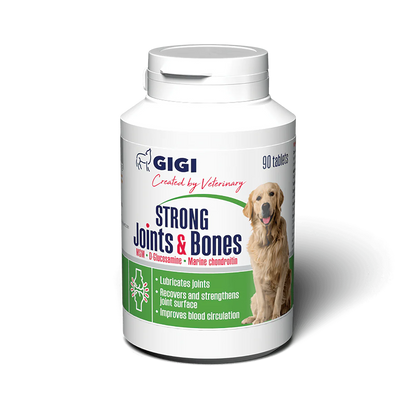 GIGI VET Strong Joints and Bones - Премиум хранителна добавка за стави и кости за кучета