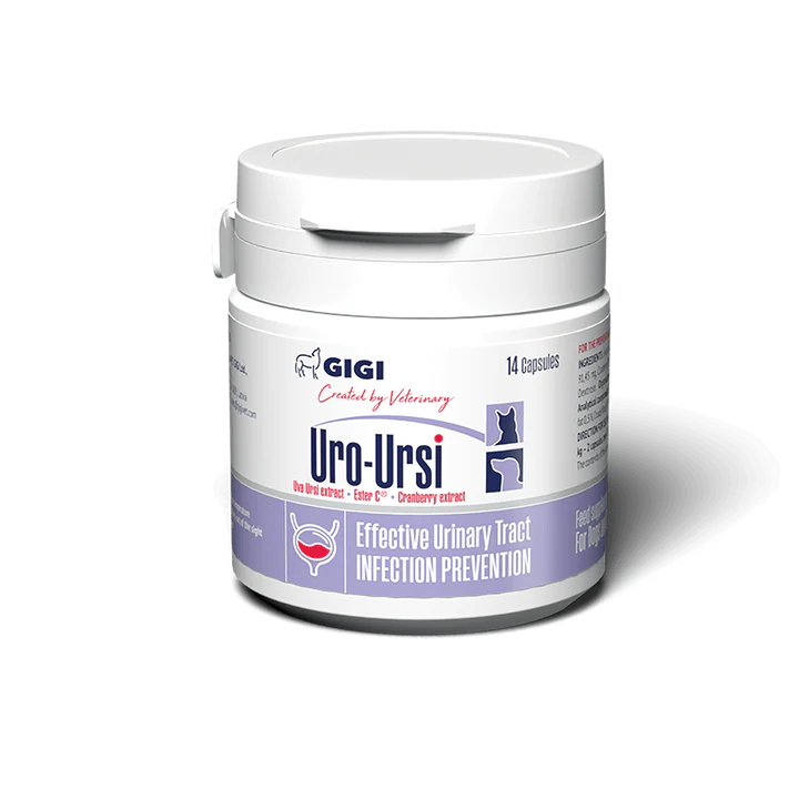 Хранителна добавка за уринарния тракт за котки и кучета GIGI VET URO-Ursi