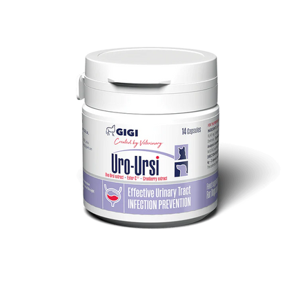 Хранителна добавка за уринарния тракт за котки и кучета GIGI VET URO-Ursi