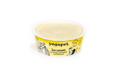 Yogupet Ice Cream – Кокос, ананас и банан (сладолед за кучета и котки) 110gr
